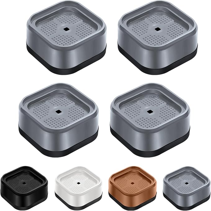shouwuhho 4 Pack Furniture Risers Adjustable Bed Risers Heavy Duty Lifts Height by EnjoyLifeEnjoyHappiness