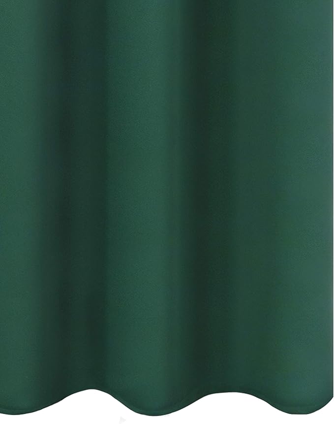 Dark Green Thermal Blackout Curtains/38 x 84 Inch/Set of 2 Panels Room - Image 9