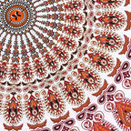 Mandala Floor Pillow Cover Meditation Cushion Seating Throw Hippie Round - Image 6