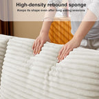 hansones 68.11" Corduroy Sleeper Chair Bed - Image 3