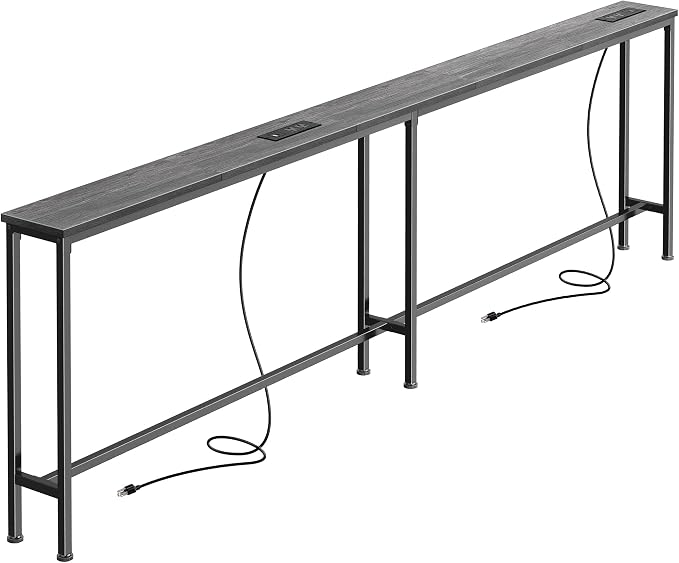 SUPERJARE 79 Inch Sofa Table by SUPERJARE
