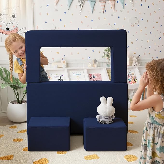 MeMoreCool Convertible Modular Kids Couch – Foam Toddler Sofa - Image 2