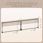 Huuger 102.4 Inch Behind Couch Table - Image 2