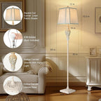 LuxSight Collection Rustic Floor Lamp 65'' Tall - Image 3