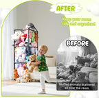NomNest Stuffed Animal Storage Zoo, Large Metal Plushies Organizer, Heavy Duty - Image 5