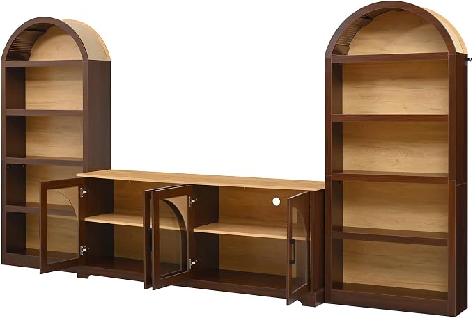 Merax Vintage Farmhouse TV Stand Set - Image 7