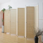Furnnylane 8 Panel Bamboo Room Divider - Image 3