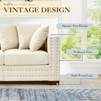 84.5"W Mid Century Modern Couch - Image 4