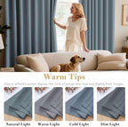 H.VERSAILTEX Blue Blackout Curtains - Image 5