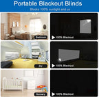 BirdNest 100% Blackout Blind Magnetic Blackout Window Cover 118 x 57Inch - Image 7