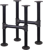 16'' Hight H-Shape Industrial Table Leg Set by NIUBIDINDUSTRIALFURNITUR