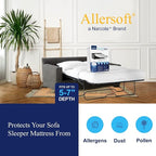 Allersoft| Queen Sleeper Sofa Mattress Cover - Image 4