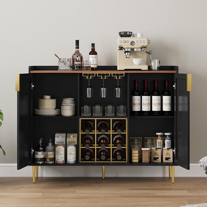 ARTPOWER 48" Wine Bar Cabinet - Image 3