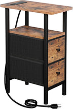 LOAKEKEL Narrow End Table Living Room by LOAKEKEL