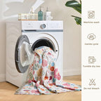 LUTBM Boho Throw Blanket for Bed Cotton Summer Blankets Twin Size for Bedroom - Image 8