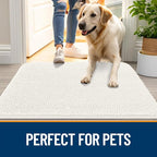 OLANLY Dog Door Mat for Muddy Paws 47x17, Super Absorbent Chenille Mud Mat | - Image 6