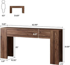 UNIQUITE 63-Inch Long Console Table - Image 2