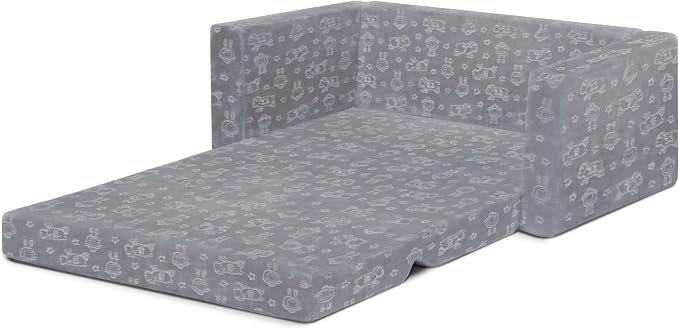 Delta Children - Serta Perfect Sleeper Kids 2-Seater Sofa, Convertible 2-in-1 - Image 10