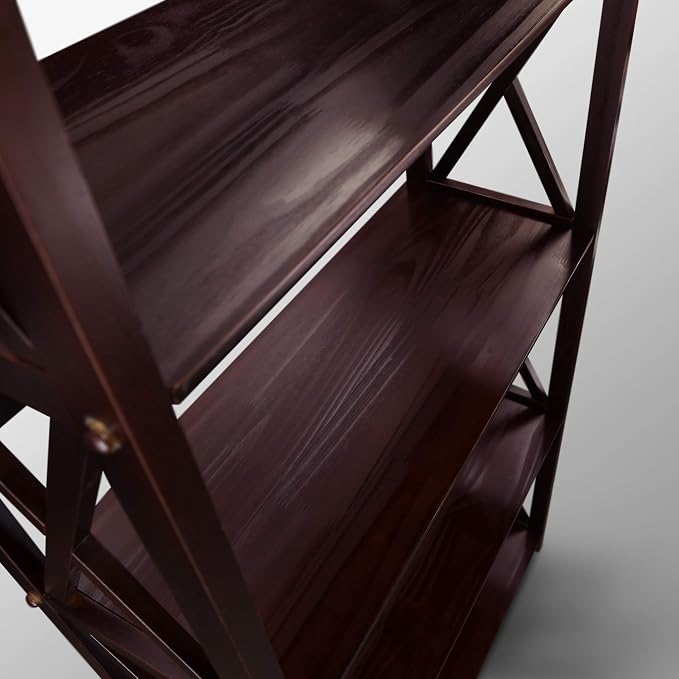 Montego 5-Shelf Bookcase-Espresso - Image 8