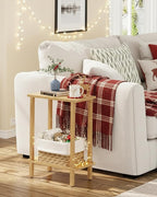 TUTOTAK Small Side Table, Narrow End Table, Skinny Sofa Table, Slim Nightstand - Image 8