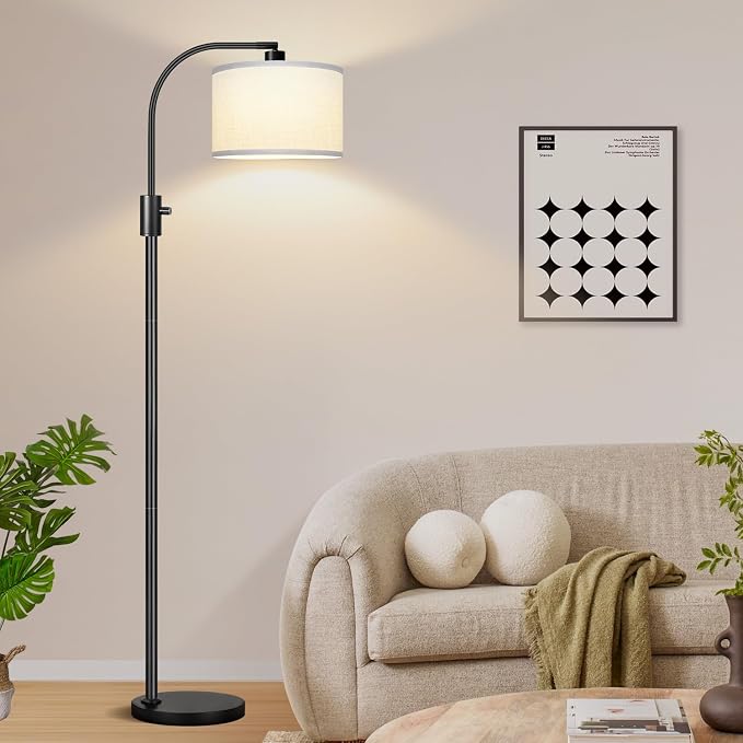 Nintiue Upgraded Modern Arc Dimmable Tall Standing Floor Lamp - Image 6