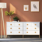ANPHSIN 24 Pack Boho Rattan Cabinet Dresser Knobs- Durable Beech Wood Drawer - Image 2