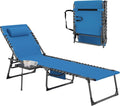 Outsunny Folding Chaise Lounge Chair Outdoor Tanning Chair by Outsunny