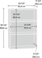 Sauder Beginnings 3-Shelf Bookcase, Bookshelf - Image 3
