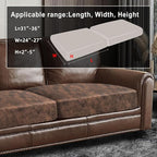 ANARACHON Leather Look Couch Cushion Covers Sofa Seat Slipcovers Sets Couches - Image 3