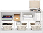 Furinno DALY Book Shelf, 5-Cube Bookshelf, Horizontal Cube Storage Organizer - Image 4