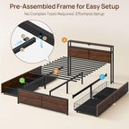 Rolanstar Full Size Bed Frame - Image 3