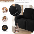 ALIECOM 100% Waterproof Recliner Sectional Couch Covers L Shape Stretch Corner - Image 6