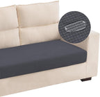 Water Repellent Couch Cushion Cover Loveseat Cover, Stretch Sectional Sofa Seat by TOPYUMH