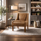 HomePop Modern Swoop Arm Accent Chair - Image 2