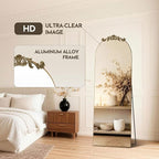 MISSDAY Vintage Baroque Full Length Mirror, Full Metal Frame Stand Up Retro - Image 7