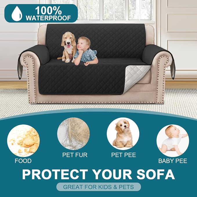 Turquoize 100% Waterproof Couch Cover Sofa Covers - Image 2
