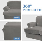 CUCRAF T Cushion Sofa Cover 3 Piece Loveseat Slipcovers, Soft Thick Velvet - Image 8