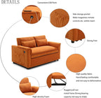 55.5" Small Sleeper Sofa Couch - Image 7