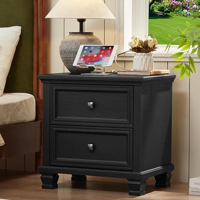 SAVOR LIFE Farmhouse Nightstand by SAVORLIFEFurniture