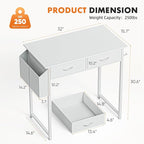 Sweetcrispy 32 Inch Small Computer Desk - Image 3