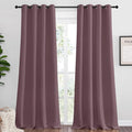 NICETOWN Dry Rose Blackout Curtains 108" Long by NICETOWN