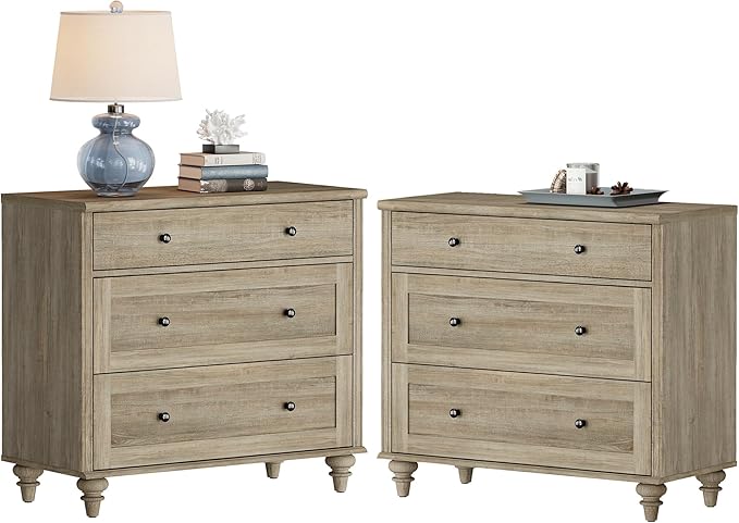 WAMPAT Farmhouse Nightstand by WAMPAT