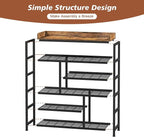 EnHomee Shoe Rack for Entryway, 6 Tier Shoe Organizer - Image 5