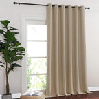 NICETOWN Blackout Sliding Glass Door Curtains, Room Darkening Thermal Insulated by NICETOWN