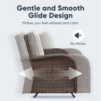 Belord 6 Pieces Wicker Patio Conversation Sets - Image 5