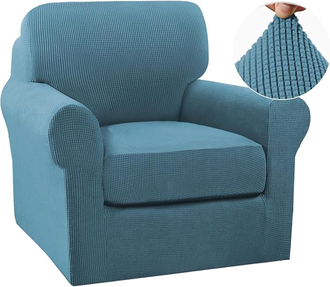 Turquoize 2 Piece Chair Covers Chair Slipcovers by Turquoize