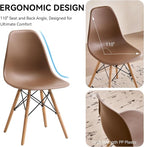 5-Piece Round Dining Table Set, Small 31.5" Kitchen Table Chairs Set of 4 Space - Image 5