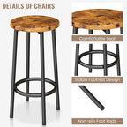 AWQM Kitchen Island with Seating & Storage Shelf, Wooden Island Table - Image 7