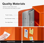 Bevivog Small Bathroom Storage Cabinet, Small Locker Cabinet Sideboard - Image 5