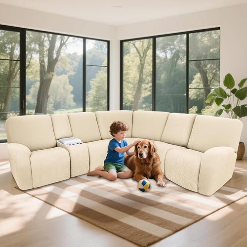 100% Waterproof Sectional Recliner Couch Covers - Image 2